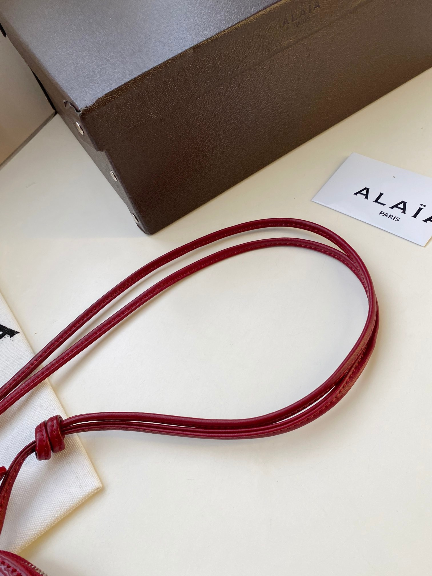 ALAÏA Le Coeur Heart Bag 18.5x20.5x5cm