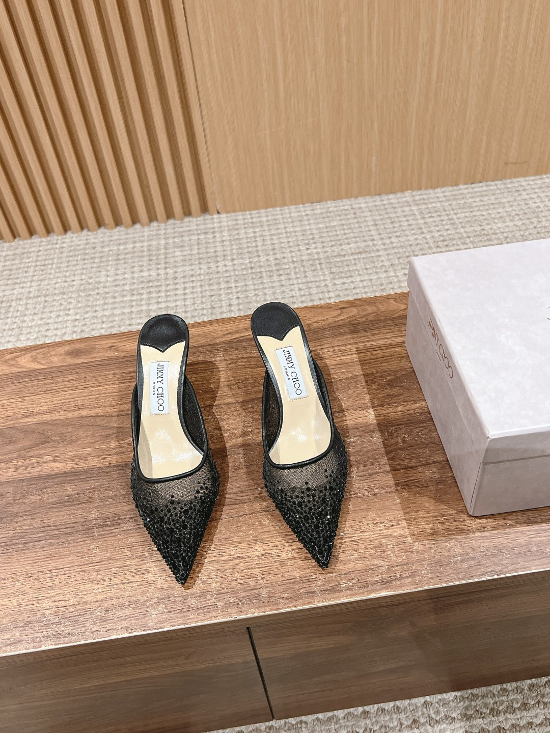 ua Ji*y Ch* vivi mules 6.5cm