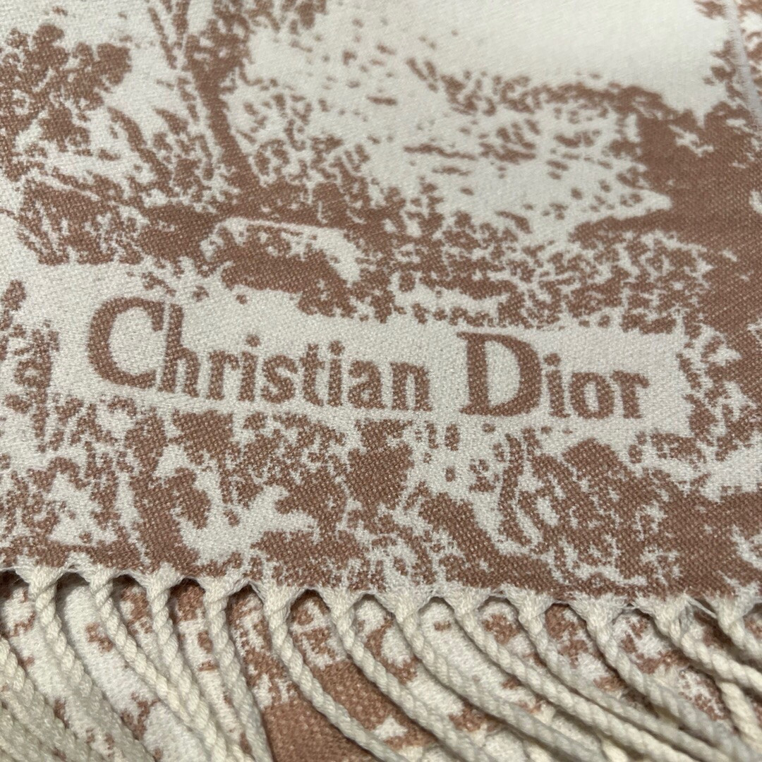 D*or printed scarf 200x45cm 59% cashmere 41% wool