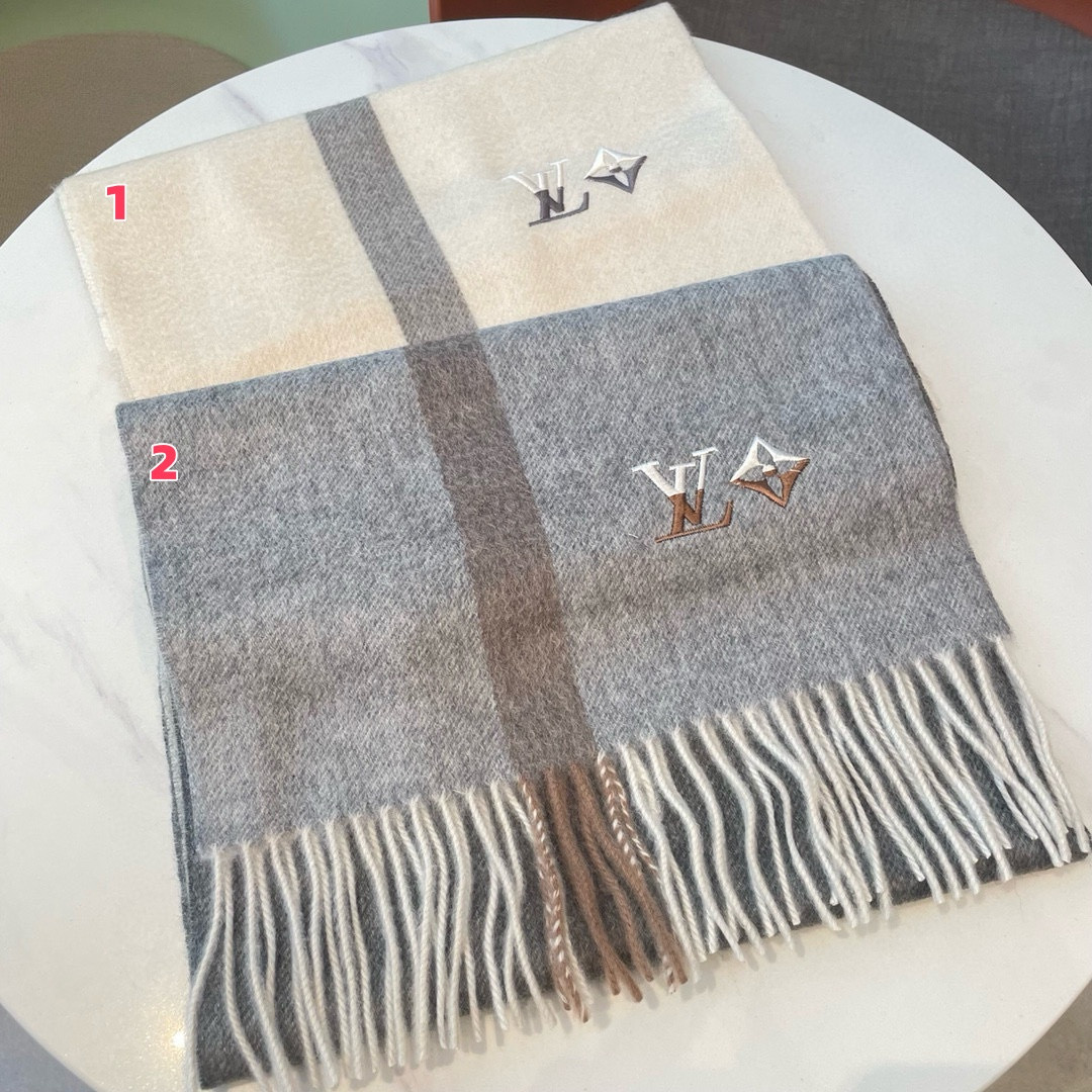 l0*is V*t0n scarf 32x180cm 100% cashmere
