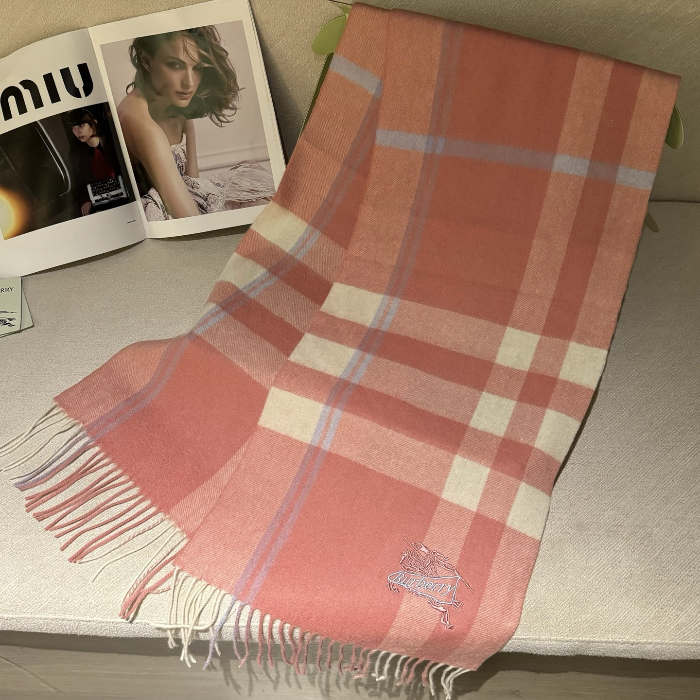 B**rry scarf 30x180cm 100% lambswool