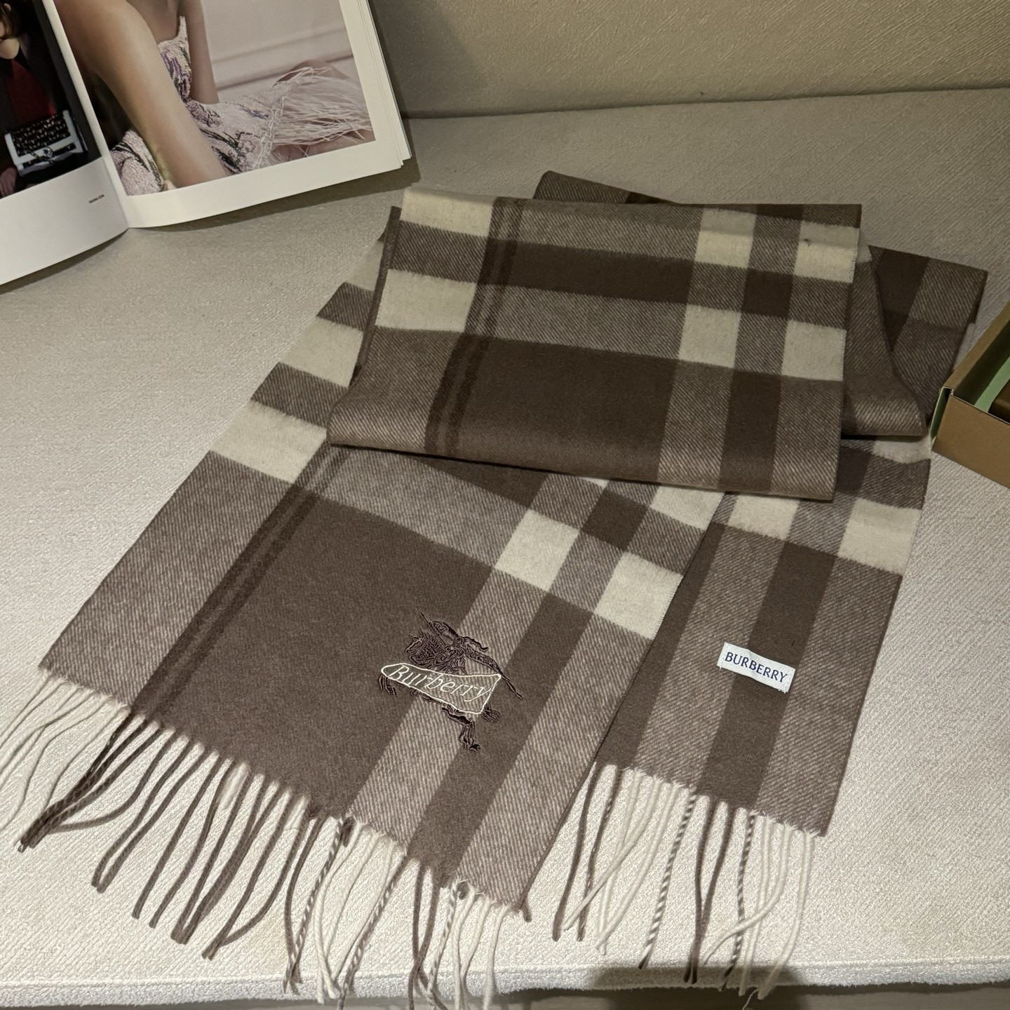 B**rry scarf 30x180cm 100% lambswool