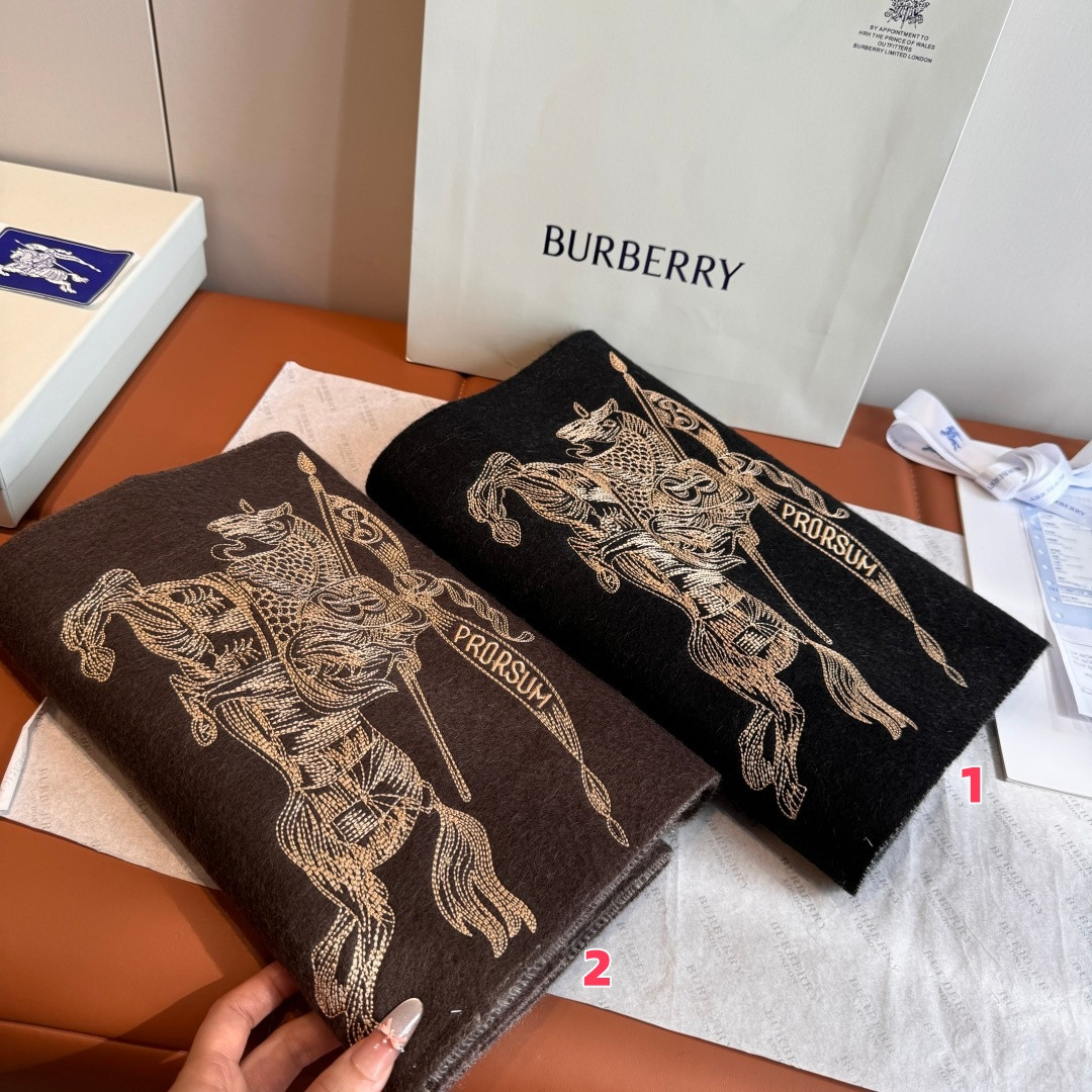 B**rry reversible ekd cashmere scarf 30x200cm 100% lambswool