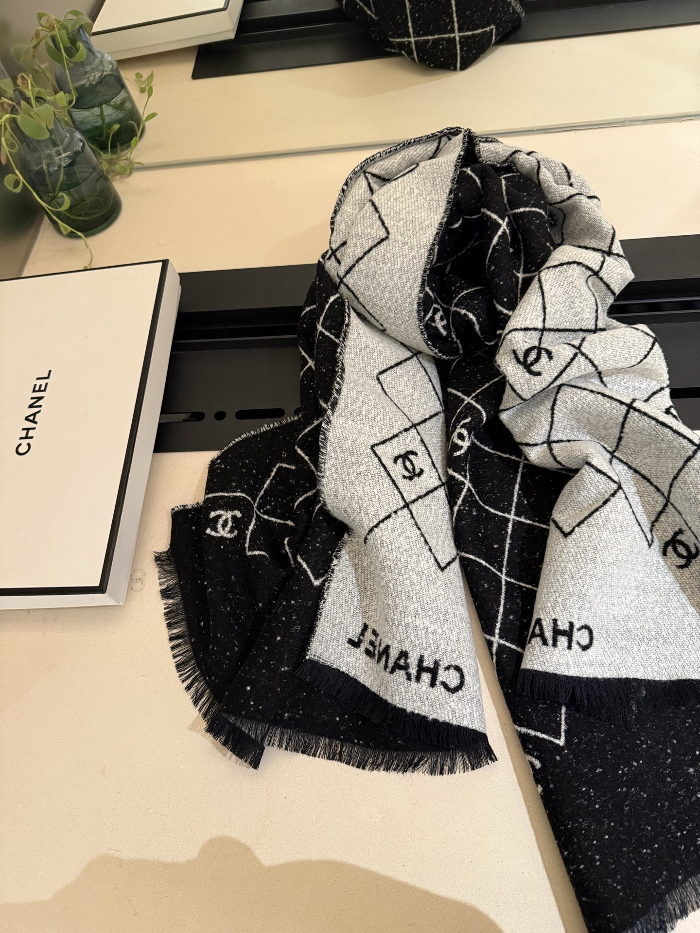 Ch*el scarf 70x195cm