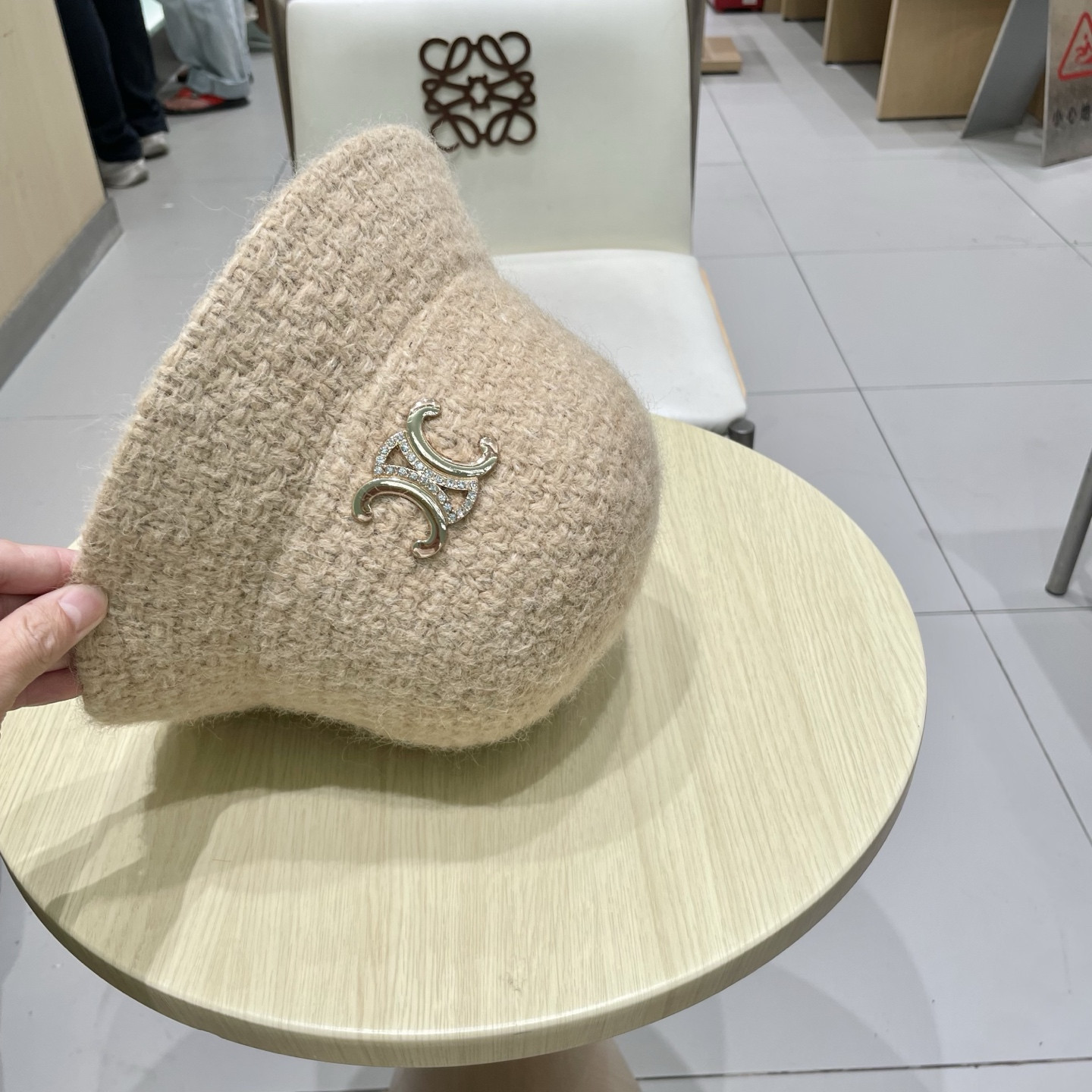 Ce**e knit bucket hat