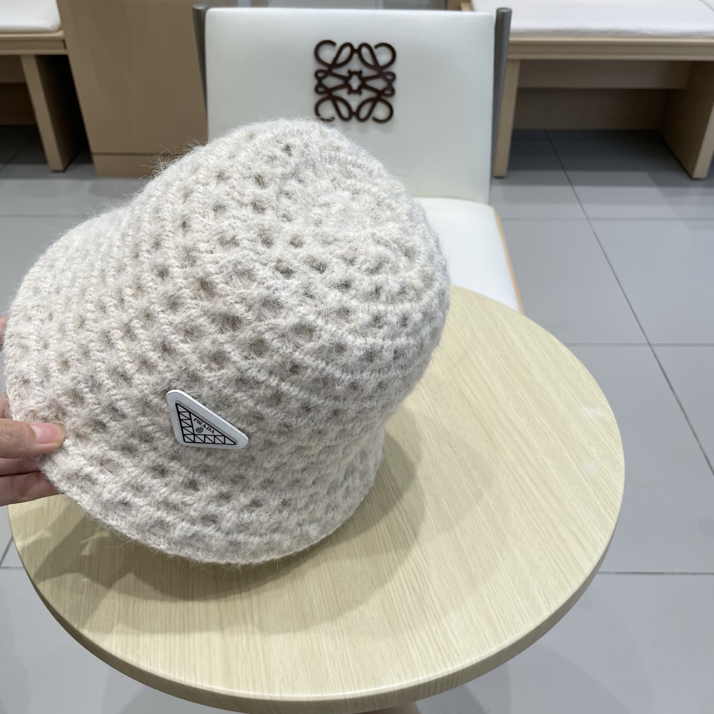 Pra*a knit bucket hat