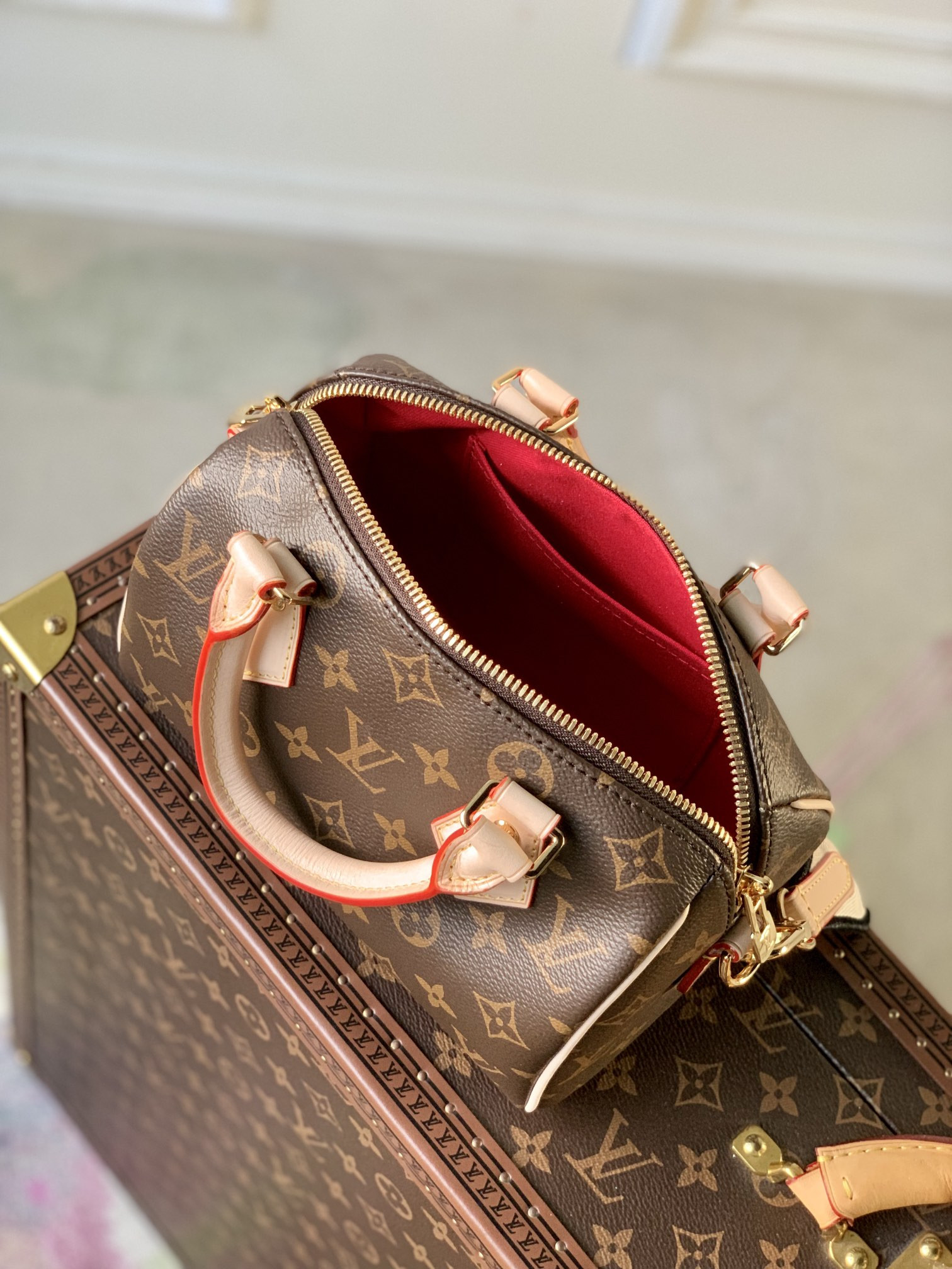 LV SPEEDY BANDOULIÈRE 20 Handbag M46234 13.5x12x20.5cm