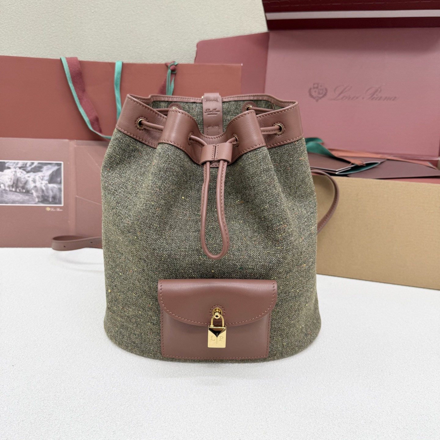 L**o p*ana extra drawstring backpack l27 25x27x14cm