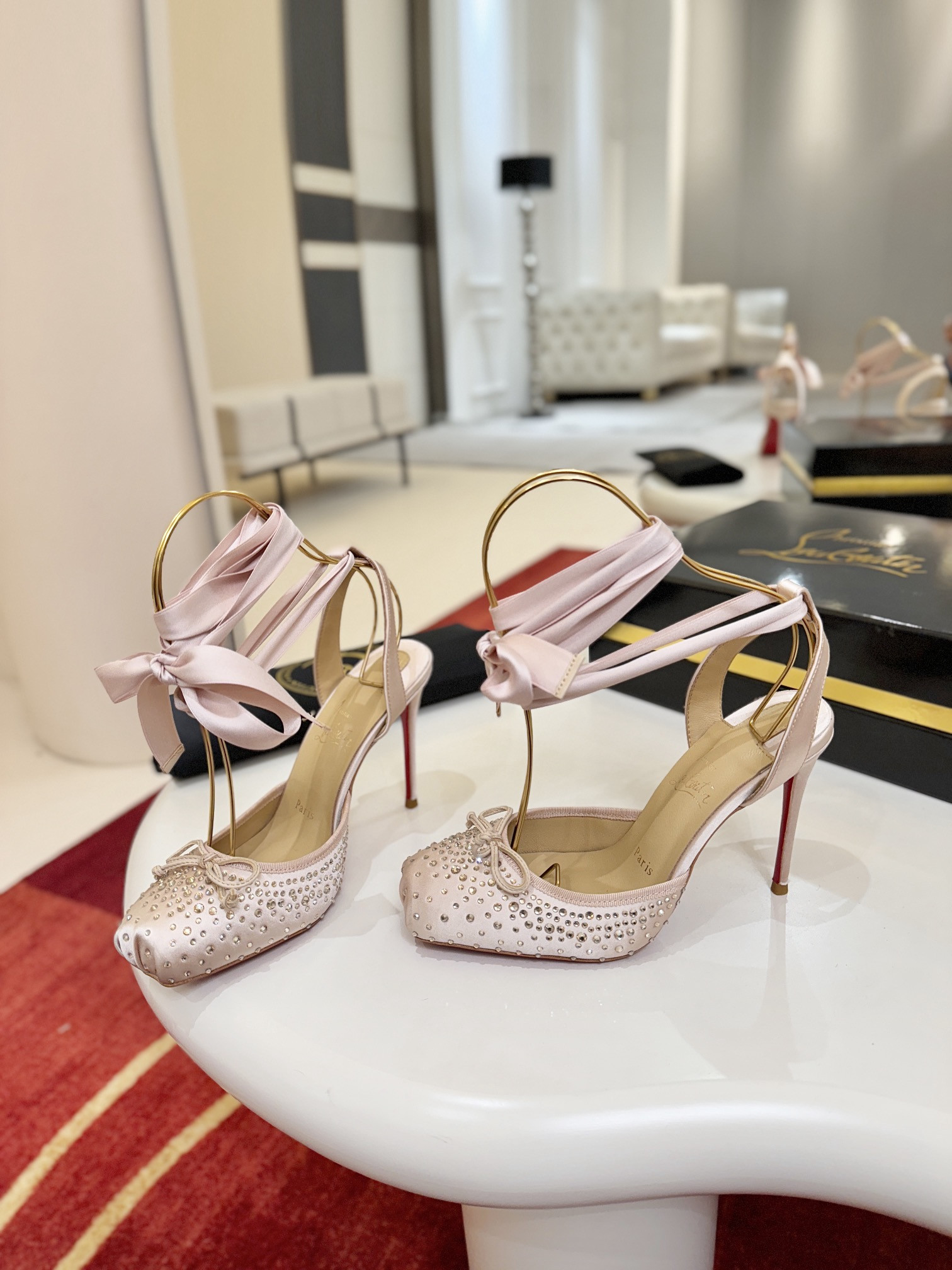 ua Ch**an louboutin shoes 10cm heel