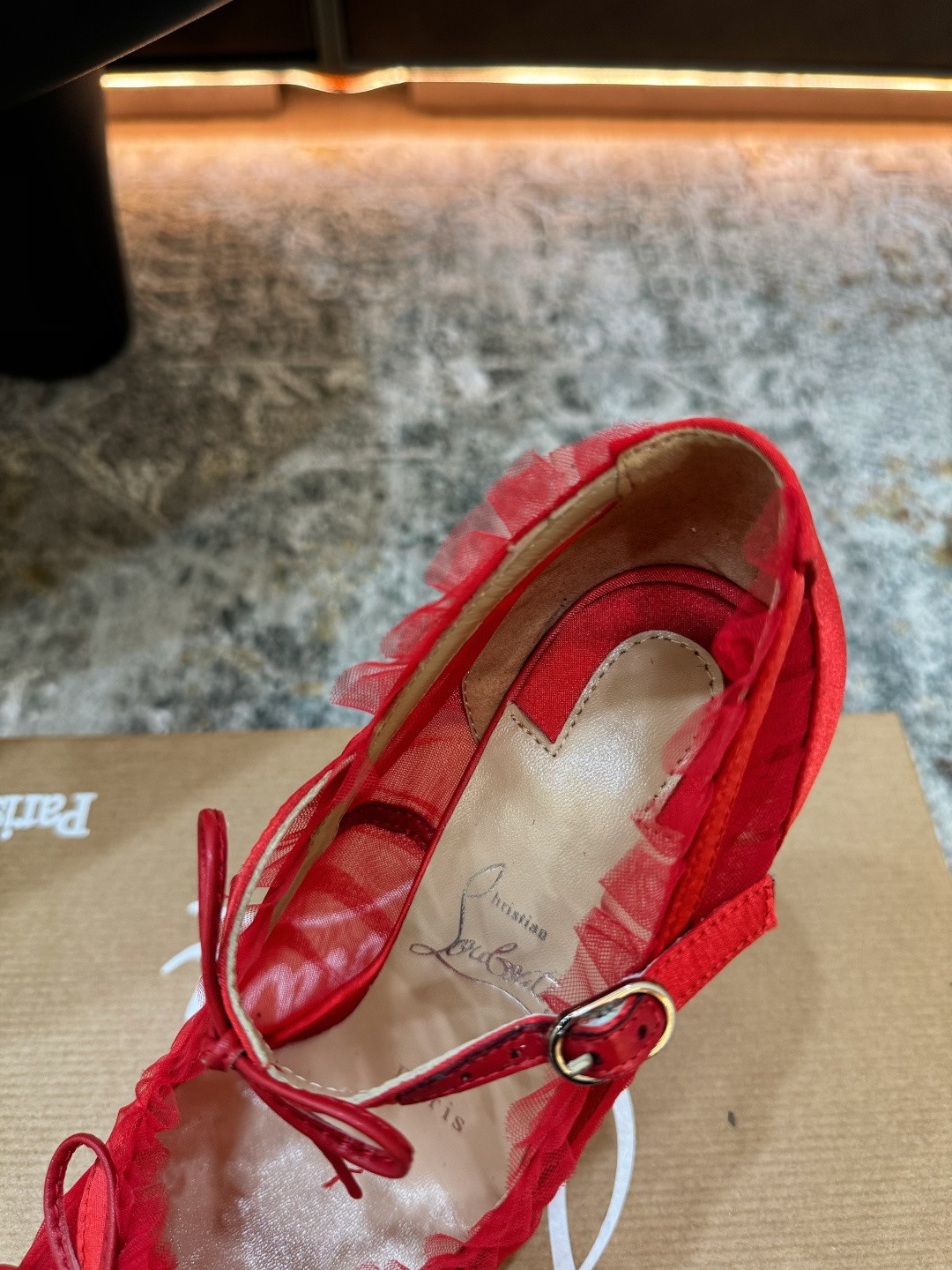 ua Ch**an louboutin 105mm pumps