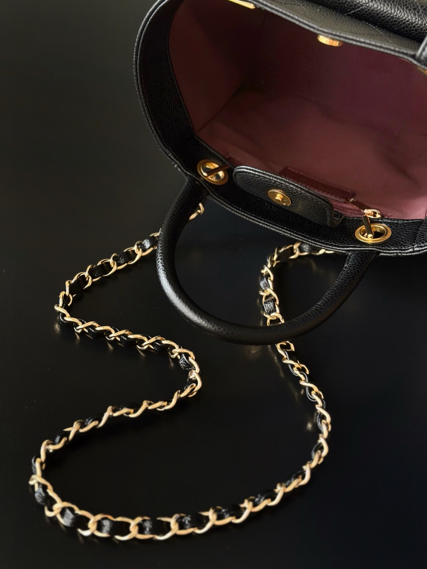 Ch*el shopping bag 19x25x12cm