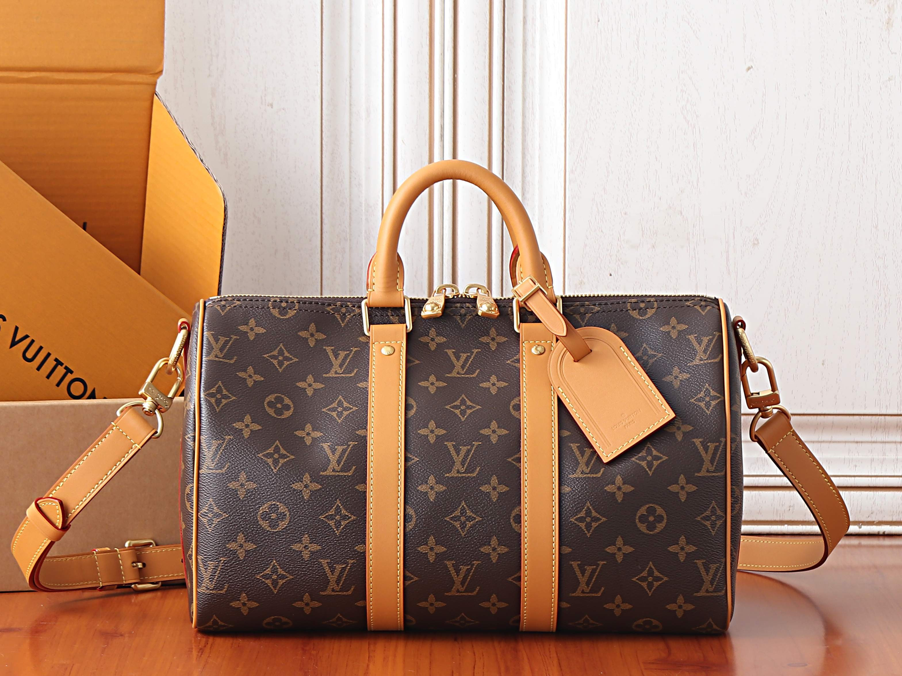 LV Keepall Shoulder Strap 35 M2A210 34x21x16cm