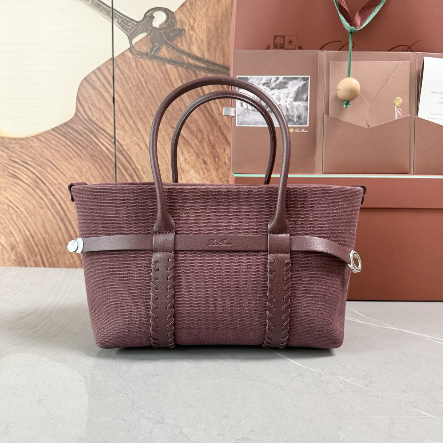 L**o p*ana small ghiera shopper 28x19x12cm