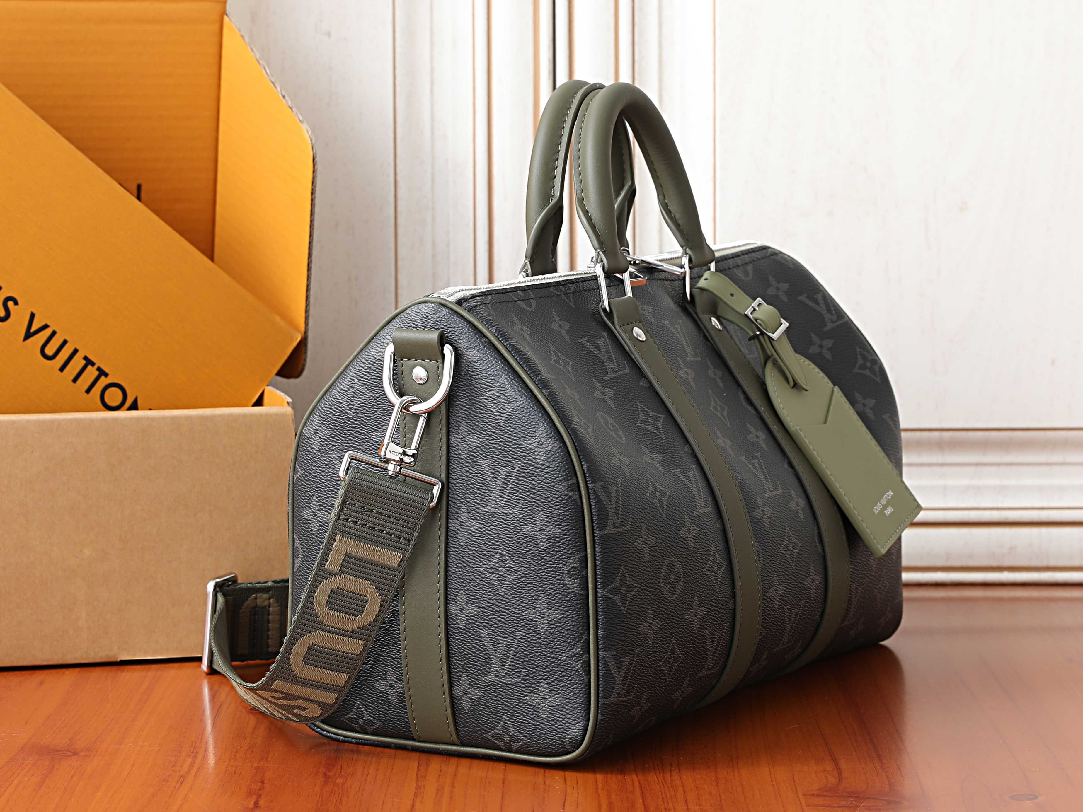 LV Keepall Shoulder Strap 35 M28639 34 x 21 x 16 cm